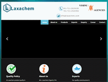 Tablet Screenshot of laxachem.com